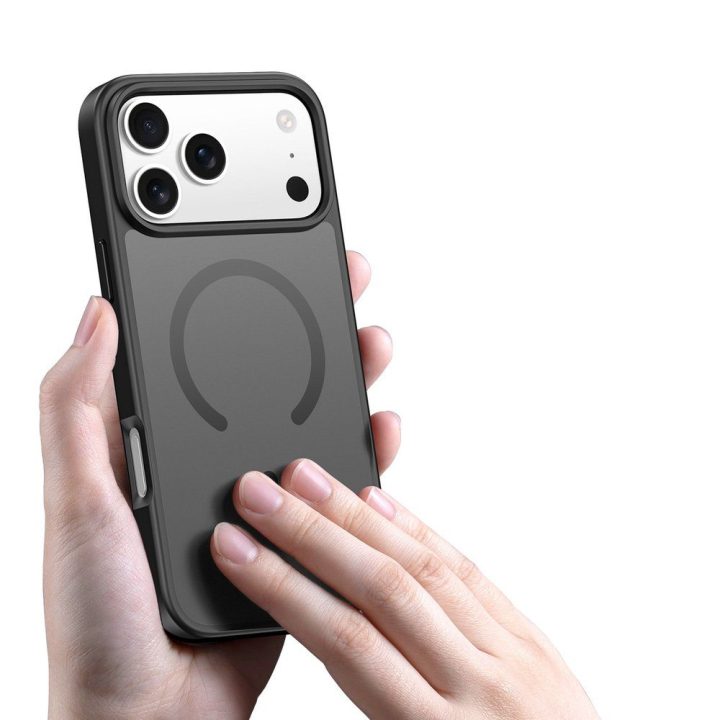 Telefono dėklas iPhone 17 Pro juodas MagSafe