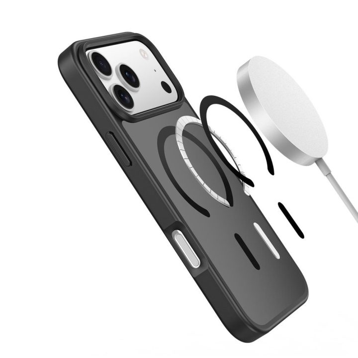 Telefono dėklas iPhone 17 Pro juodas MagSafe