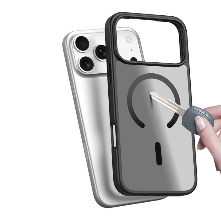 Telefono dėklas iPhone 17 Pro juodas MagSafe