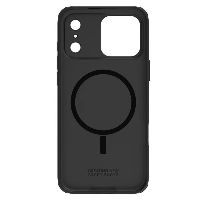 Telefono dėklas iPhone 17 Pro Max juodas MagSafe Nillkin