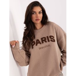 Džemperis moteriškas smėlio Paris Bonjour“