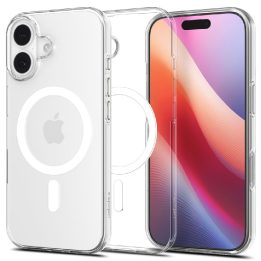 Telefono dėklas iPhone 17 skaidrus MagSafe Spigen