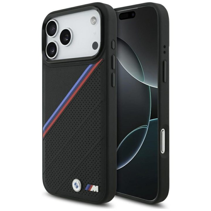 Telefono dėklas iPhone 17 Pro Max juodas MagSafe BMW M