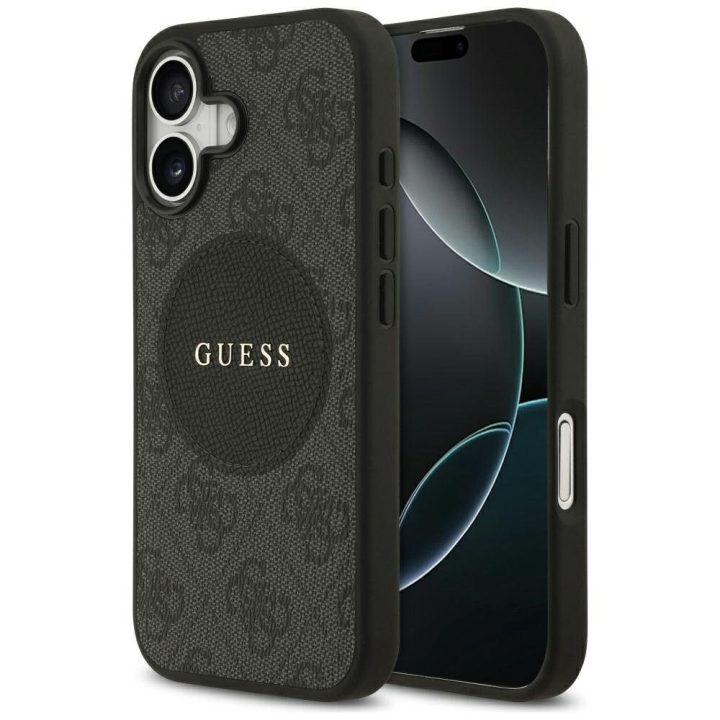 Telefono dėklas iPhone 17 juodas MagSafe Guess