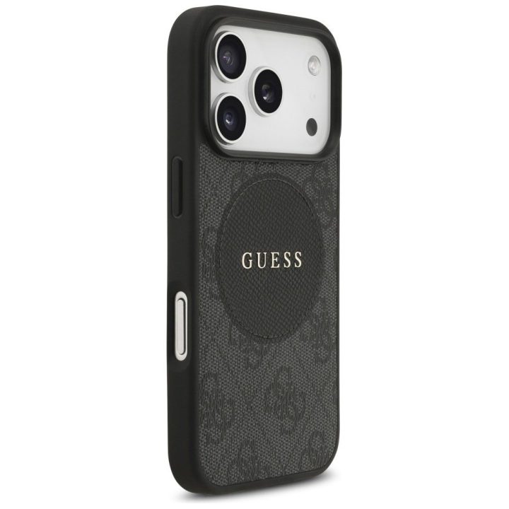 Telefono dėklas iPhone 17 Pro juodas MagSafe Guess