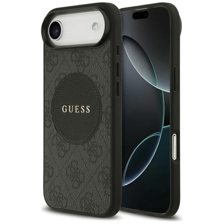 Telefono dėklas iPhone SE/8/7 juodas MagSafe Guess