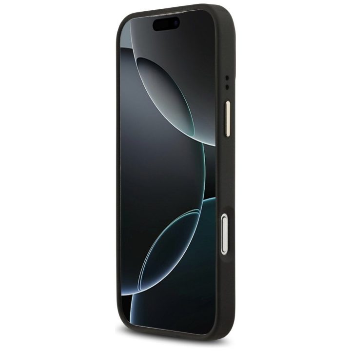 Telefono dėklas iPhone 17 Pro Max juodas MagSafe Guess