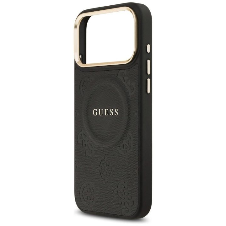 Telefono dėklas iPhone 17 Pro Max juodas MagSafe Guess