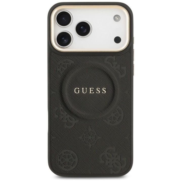 Telefono dėklas iPhone 17 Pro Max juodas MagSafe Guess