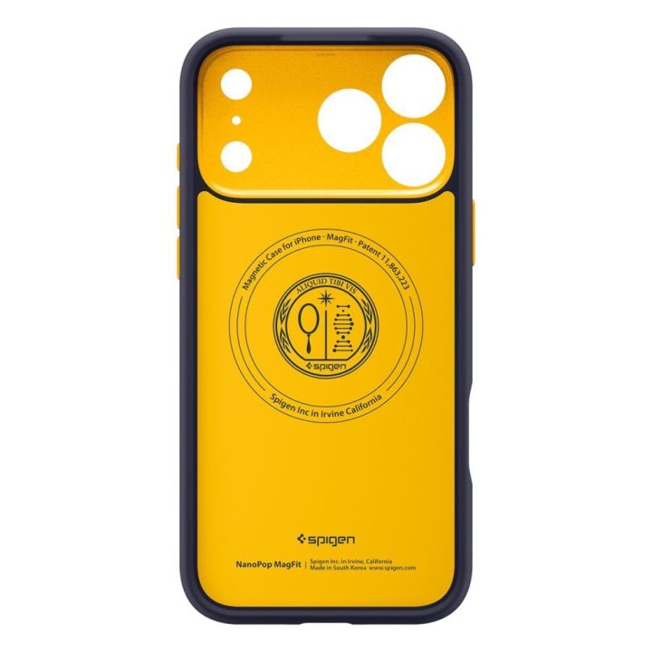 Telefono dėklas iPhone 17 Pro Max tamsiai mėlynas MagSafe Spigen