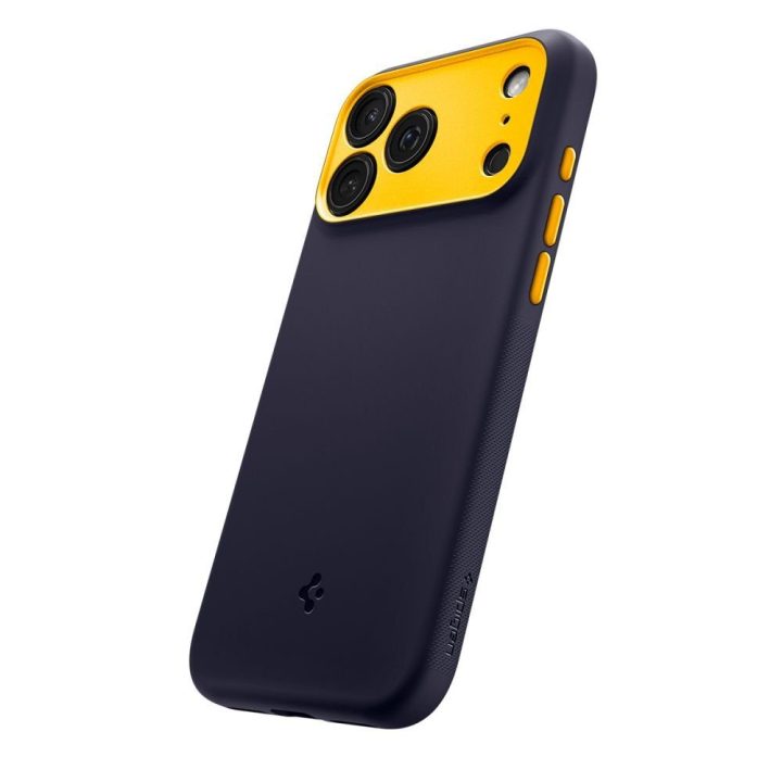 Telefono dėklas iPhone 17 Pro Max tamsiai mėlynas MagSafe Spigen