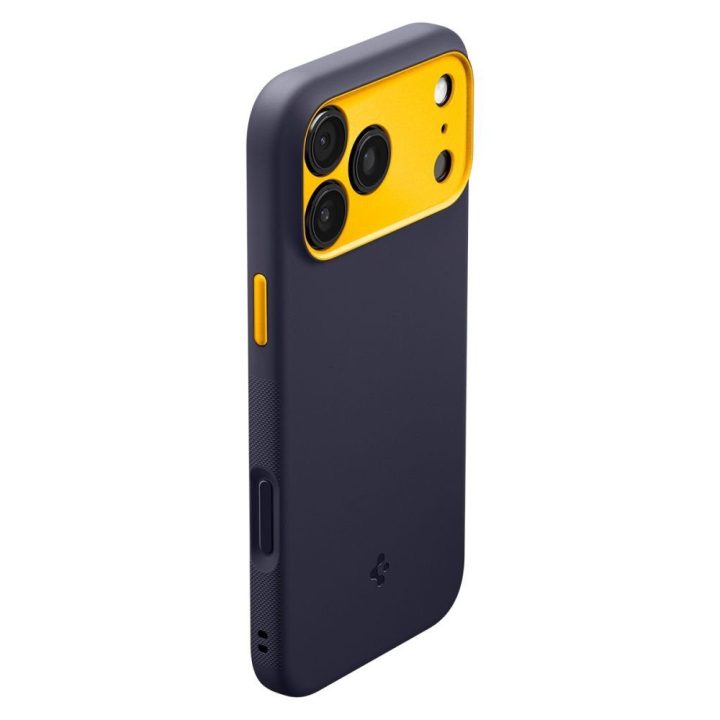 Telefono dėklas iPhone 17 Pro Max tamsiai mėlynas MagSafe Spigen