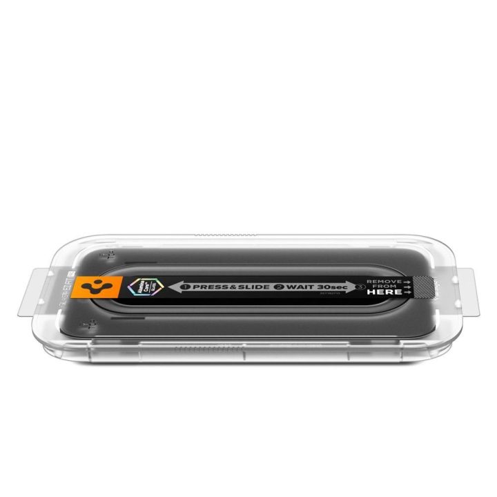 Grūdintas stiklas iPhone 16 Pro / 17 / 17 Pro skaidrus Spigen