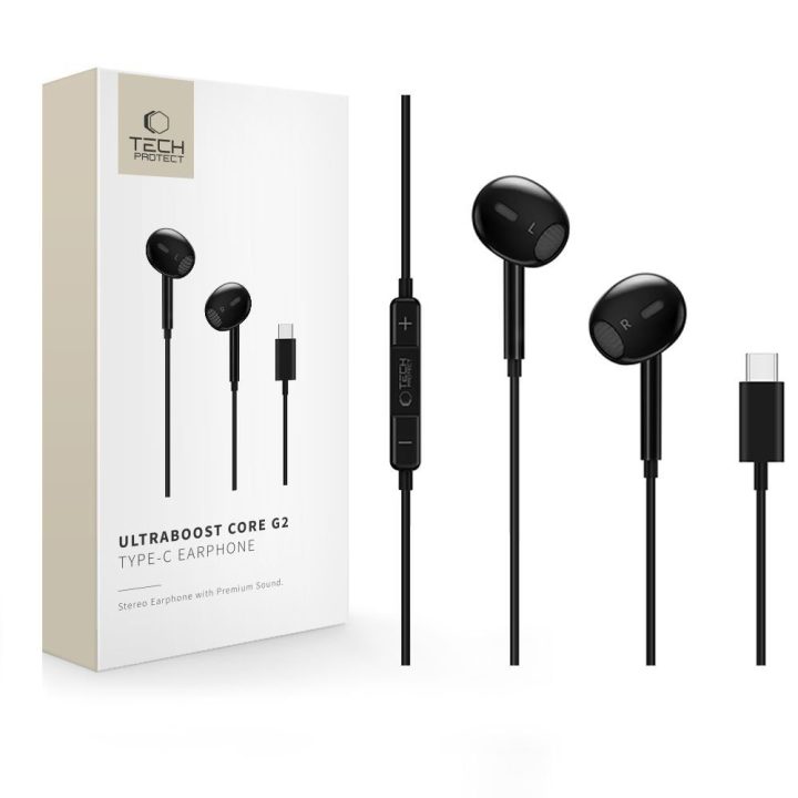 Ausinės su USB-C jungtimi juodos Ultraboost Core G2