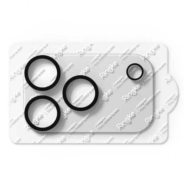 Kameros stikliukas iPhone 17 Pro juodas 2 vnt. Ringke