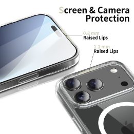 Telefono dėklas Google Pixel 10 skaidrus MagSafe