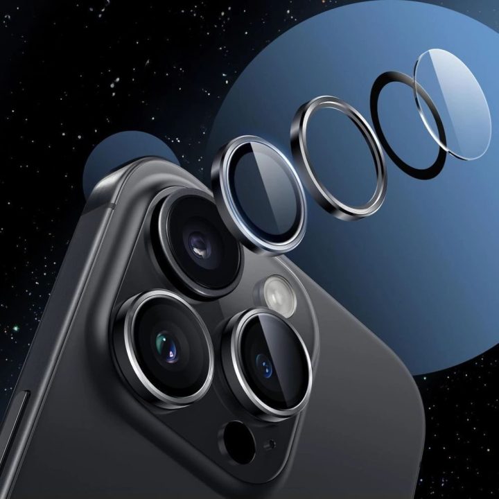 Kameros lęšių apsauga Samsung Galaxy S25 FE Camring Fit+