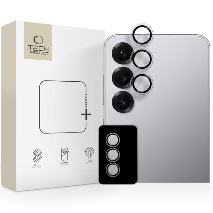 Kameros lęšių apsauga Samsung Galaxy S25 FE Camring Fit+