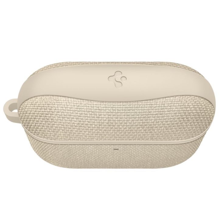 Ausinių dėklas AirPods 3 smėlio spalvos audinys Spigen
