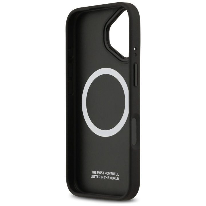 Telefono dėklas iPhone 17 juodas MagSafe BMW M Carbon Line