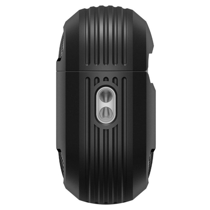 Ausinių dėklas AirPods 3 juodas matinis Spigen Rugged Armor