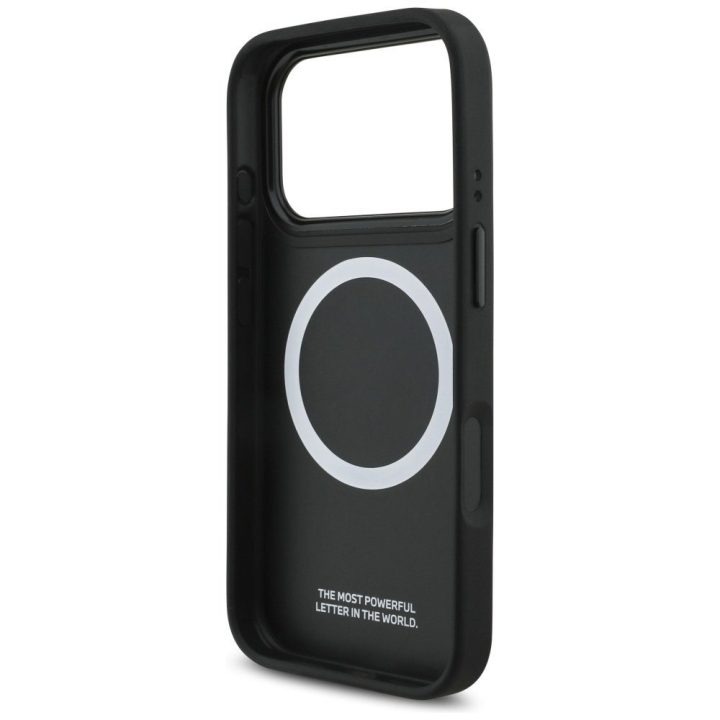 Telefono dėklas iPhone 17 Pro mėlynas MagSafe BMW M Carbon