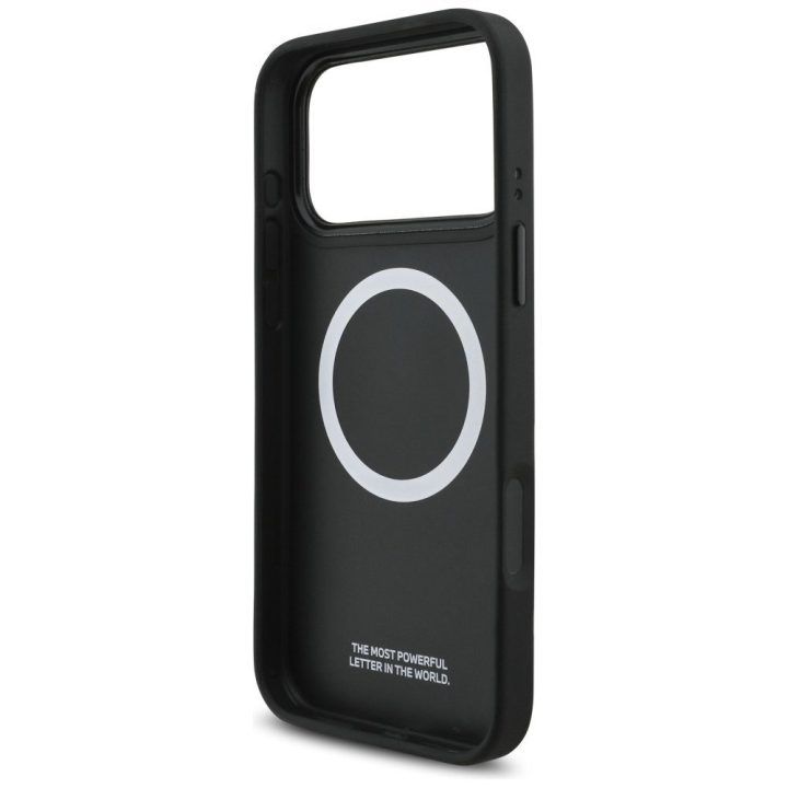 Telefono dėklas iPhone 17 Pro Max juodas MagSafe BMW M Carbon Line
