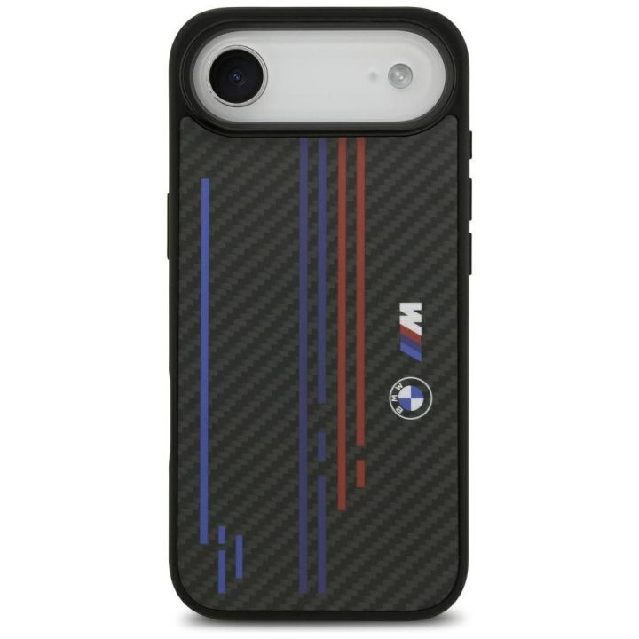 Telefono dėklas iPhone Air juodas Kevlar MagSafe BMW M