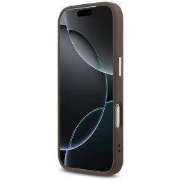 Telefono dėklas iPhone 17 Pro rudas auksinis margintas Guess