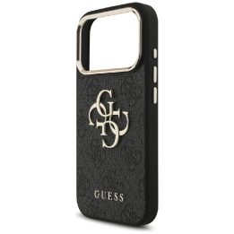Telefono dėklas iPhone 17 Pro juodas auksinis Guess