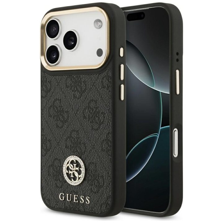 Telefono dėklas iPhone 17 Pro juodas MagSafe Guess