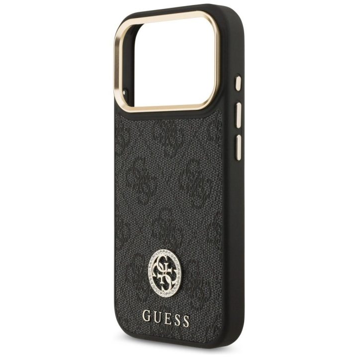 Telefono dėklas iPhone 17 Pro juodas MagSafe Guess