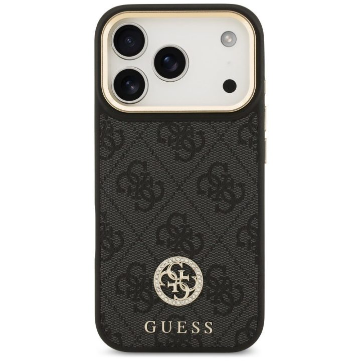 Telefono dėklas iPhone 17 Pro juodas MagSafe Guess