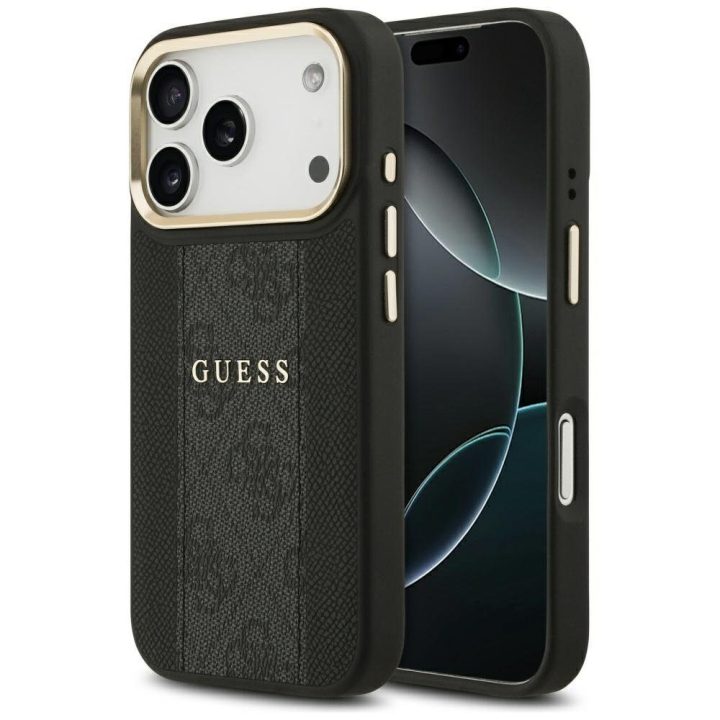 Telefono dėklas iPhone 17 Pro juodas MagSafe Guess