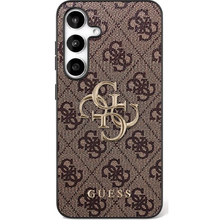 Telefono dėklas Samsung Galaxy S25 FE rudas margintas Guess