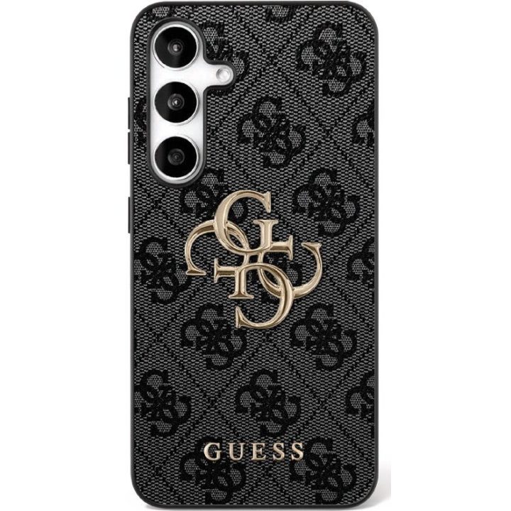 Telefono dėklas Samsung Galaxy S25 FE juodas raštuotas Guess