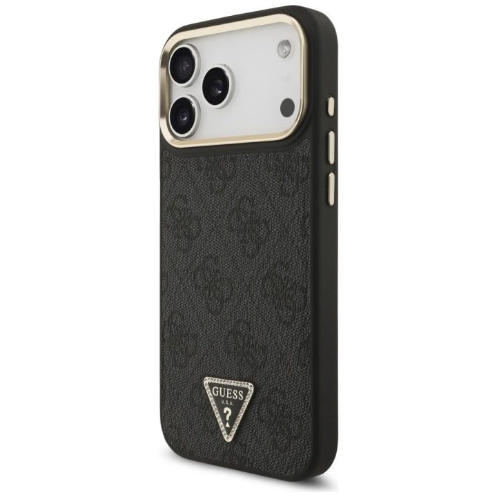 Telefono dėklas iPhone 17 Pro Max juodas MagSafe Guess