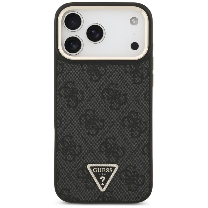 Telefono dėklas iPhone 17 Pro Max juodas MagSafe Guess