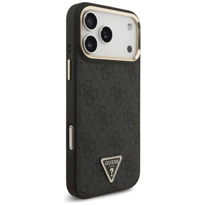 Telefono dėklas iPhone 17 Pro Max juodas MagSafe Guess