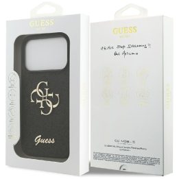 Telefono dėklas iPhone 17 Pro juodas blizgus Guess