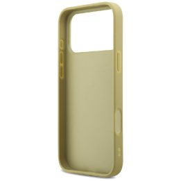 Telefono dėklas iPhone 17 Pro Max aukso spalvos blizgus Guess