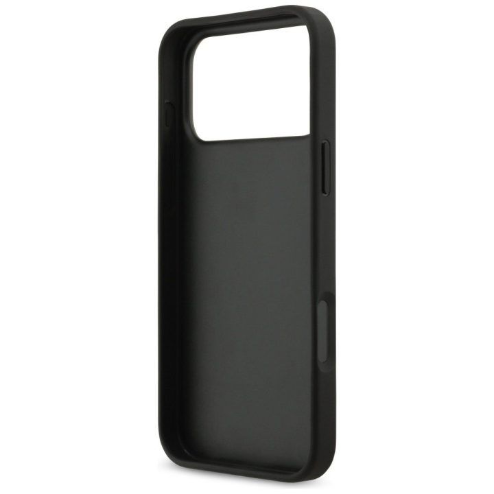 Telefono dėklas iPhone 17 Pro Max juodas Guess Classic Logo