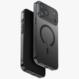 Telefono dėklas iPhone 17 Pro Max juodas MagSafe Uniq