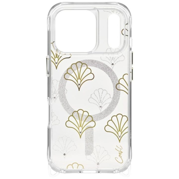 Telefono dėklas iPhone 17 Pro sidabrinis magnetinis Uniq Coehl Maree