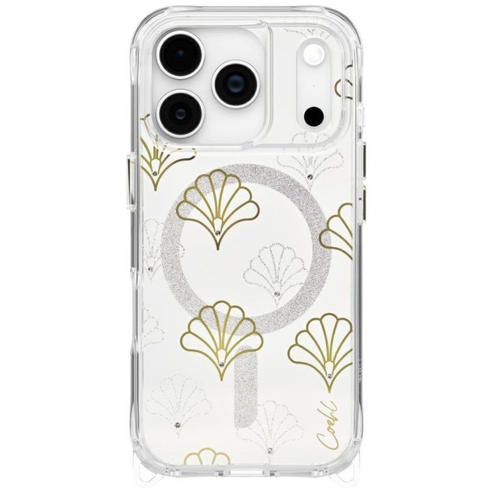 Telefono dėklas iPhone 17 Pro sidabrinis magnetinis Uniq Coehl Maree
