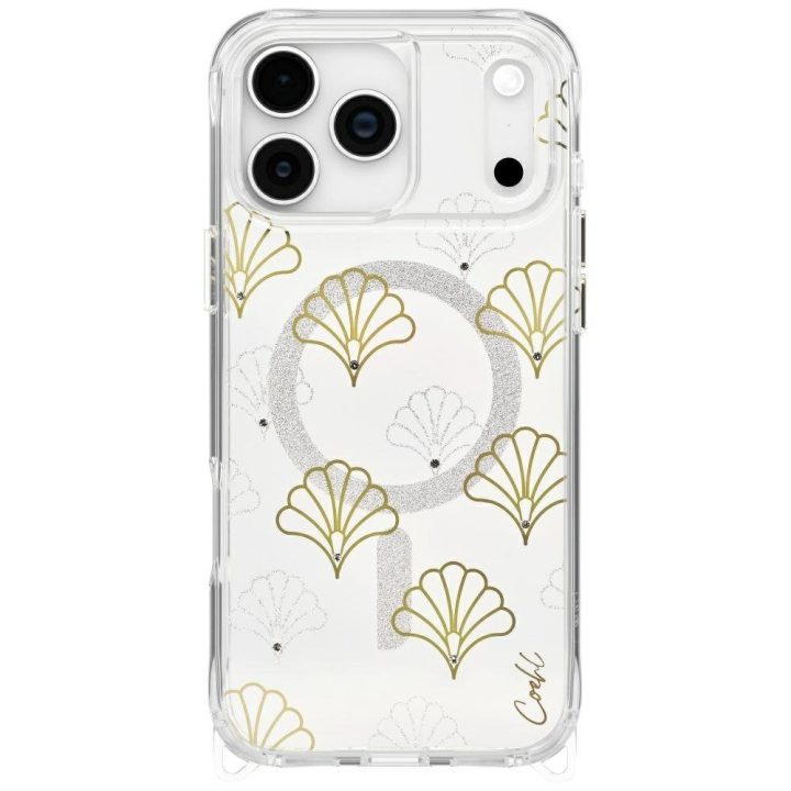 Telefono dėklas iPhone 17 Pro Max skaidrus magnetinis Uniq Coehl