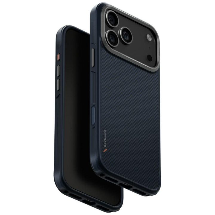 Telefono dėklas iPhone 17 Pro Max mėlynas MagClick Uniq Keva