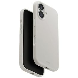 Telefono dėklas iPhone 17 pilkas MagSafe Uniq Lino