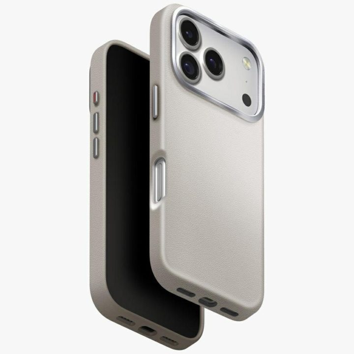 Telefono dėklas iPhone 17 Pro pilkas MagClick Uniq