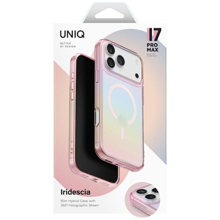 Telefono dėklas iPhone 17 Pro Max permatomas MagSafe Uniq